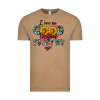 Vintage Coffee i see no season to act my age Vintage Tee - AdoDesignShop