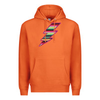 Carrot Pink Serape Lightning Premium Hoodie - Bettercallsaul