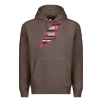 Coffee Pink Serape Lightning Premium Hoodie - Bettercallsaul