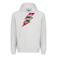 Dove Grey Pink Serape Lightning Premium Hoodie - Bettercallsaul