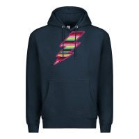 Navy Pink Serape Lightning Premium Hoodie - Bettercallsaul