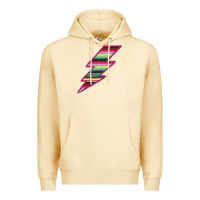 Pina Colada Pink Serape Lightning Premium Hoodie - Bettercallsaul