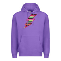 Purple Pink Serape Lightning Premium Hoodie - Bettercallsaul