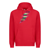 Red Pink Serape Lightning Premium Hoodie - Bettercallsaul