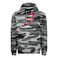 Slate Camo Pink Serape Lightning Premium Hoodie - Bettercallsaul