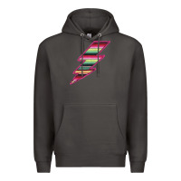 Smoke Pink Serape Lightning Premium Hoodie - Bettercallsaul
