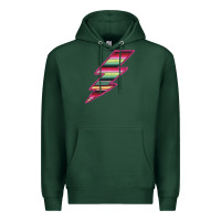 Sports Green Pink Serape Lightning Premium Hoodie - Bettercallsaul