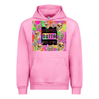 Fuchsia Pink straight outta fucks to give Urban Hoodie - TumblerDesignByShophia