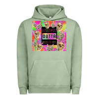 Pigment Oil Green straight outta fucks to give Urban Hoodie - TumblerDesignByShophia