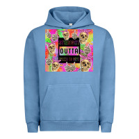 Pigment Pebble Blue straight outta fucks to give Urban Hoodie - TumblerDesignByShophia