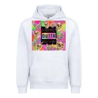 White straight outta fucks to give Urban Hoodie - TumblerDesignByShophia