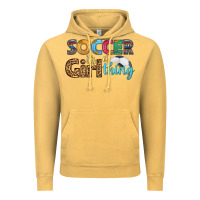 Vintage Mustard soccer it's a girl thing Vintage Hoodie - HRA Design Shop