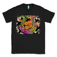 Black halloween horseshoe Classic Tee - JahusDesignShop