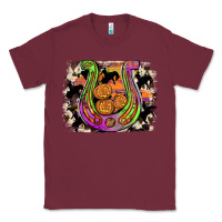 Burgundy halloween horseshoe Classic Tee - JahusDesignShop