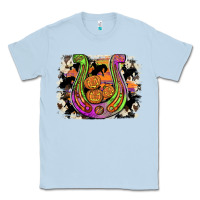 Dusty Blue halloween horseshoe Classic Tee - JahusDesignShop