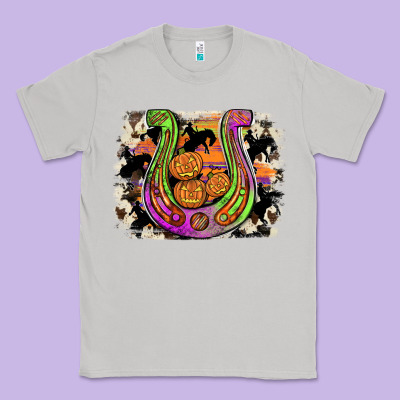 Halloween Horseshoe Classic Tee Designed By Jahusdesignshop