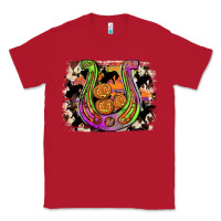 Red halloween horseshoe Classic Tee - JahusDesignShop