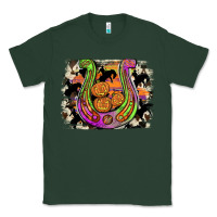 Sports Green halloween horseshoe Classic Tee - JahusDesignShop