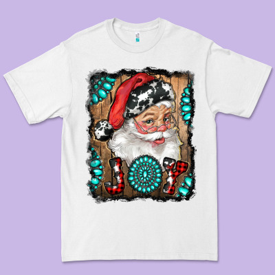 Santa Claus Joy Premium Tee Designed By Ranaportraitstore