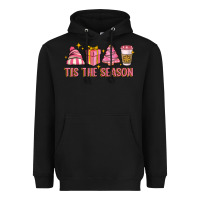 Black tis the season Heavyweight Hoodie - MaliasSmallBusiness