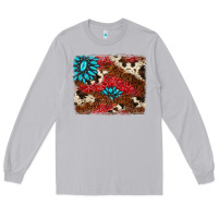 Moon Dust gemstone cowhide background Long Sleeve Tee - AdoDesignShop