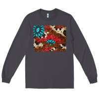 Smoke gemstone cowhide background Long Sleeve Tee - AdoDesignShop