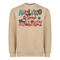 Mushroom adulting is some bullshit Heavyweight Sweatshirt - AdoDesignShop