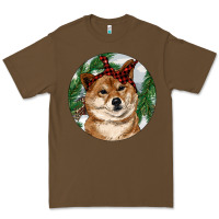 Cacao Shiba Inu Christmas Premium Tee - RanaPortraitStore