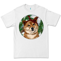 White Shiba Inu Christmas Premium Tee - RanaPortraitStore