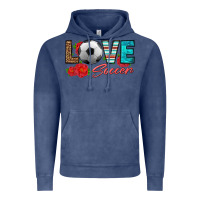 Vintage Denim love soccer Vintage Hoodie - HRA Design Shop