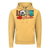 Vintage Mustard love soccer Vintage Hoodie - HRA Design Shop