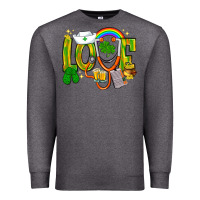 Charcoal Heather St. Patrick's Love Nurse Premium Sweatshirt - BundleAndBundleShop