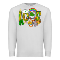 Dove Grey St. Patrick's Love Nurse Premium Sweatshirt - BundleAndBundleShop