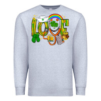 Heather Grey St. Patrick's Love Nurse Premium Sweatshirt - BundleAndBundleShop