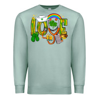 Seafoam St. Patrick's Love Nurse Premium Sweatshirt - BundleAndBundleShop