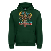 Forest Green She loves Jesus and America too sunflower Urban Hoodie - HowdyJamesFarm