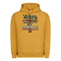 Pigment Peanut Butter She loves Jesus and America too sunflower Urban Hoodie - HowdyJamesFarm