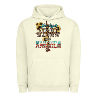Pigment Pistachio She loves Jesus and America too sunflower Urban Hoodie - HowdyJamesFarm