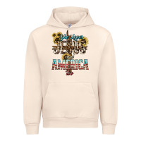 Sandshell She loves Jesus and America too sunflower Urban Hoodie - HowdyJamesFarm