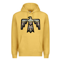 Antique Gold Western Green Aztec Thunderbird Premium Hoodie - Bettercallsaul