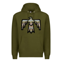 Army Green Western Green Aztec Thunderbird Premium Hoodie - Bettercallsaul
