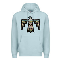 Blue Mist Western Green Aztec Thunderbird Premium Hoodie - Bettercallsaul