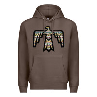 Coffee Western Green Aztec Thunderbird Premium Hoodie - Bettercallsaul