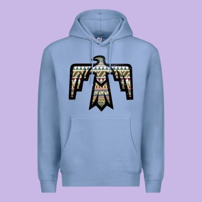 Western Green Aztec Thunderbird Premium Hoodie Designed By Bettercallsaul