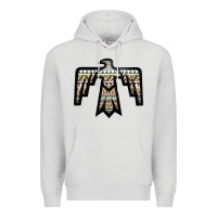 Dove Grey Western Green Aztec Thunderbird Premium Hoodie - Bettercallsaul