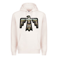 Pale Pink Western Green Aztec Thunderbird Premium Hoodie - Bettercallsaul