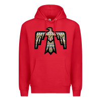 Red Western Green Aztec Thunderbird Premium Hoodie - Bettercallsaul