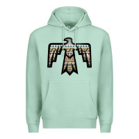 Seafoam Western Green Aztec Thunderbird Premium Hoodie - Bettercallsaul