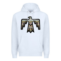 White Western Green Aztec Thunderbird Premium Hoodie - Bettercallsaul