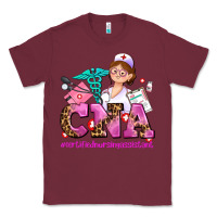 Burgundy cna certified nursing assistant Classic Tee - AdoDesignShop